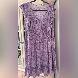 Kaileigh Lavender Patterned Dress